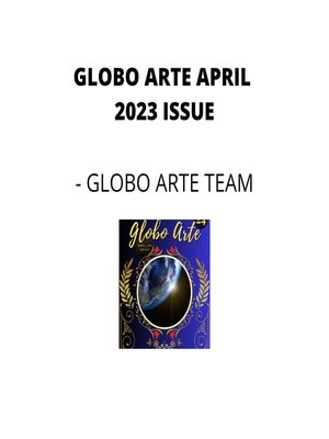 cover image of Globo arte April 2023 Issue